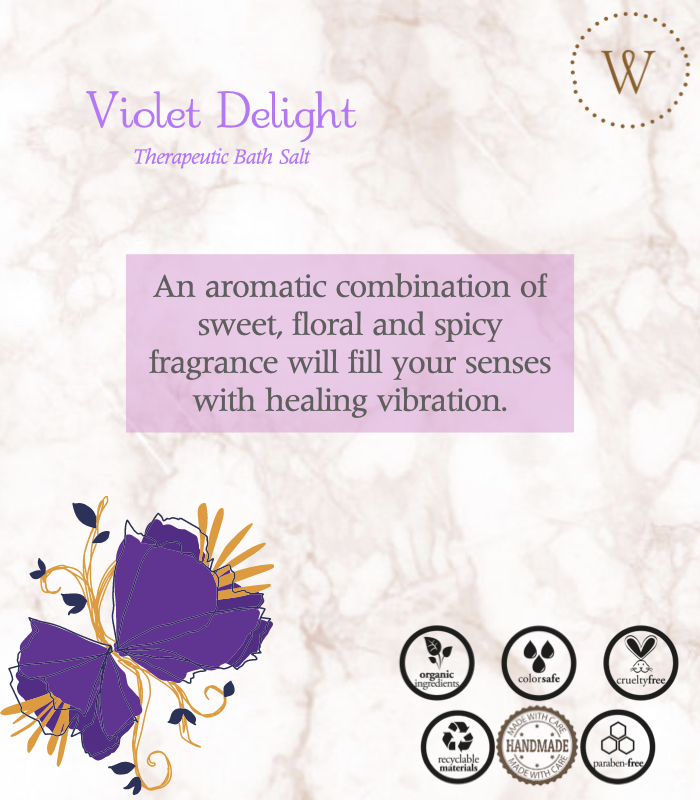 Delightful Violet (Bath Salts for Healing)