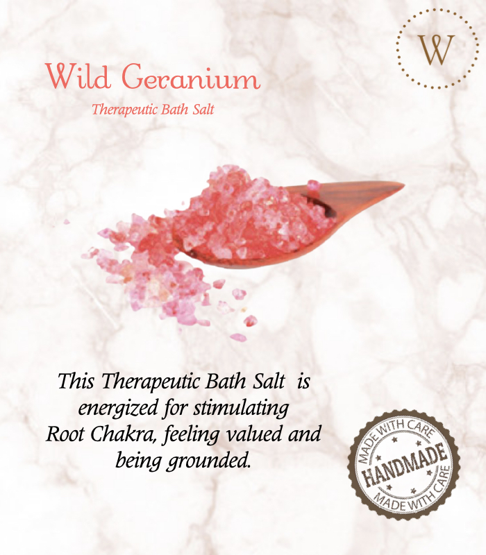 Wild Geranium (Bath salt for Prioritizing Self)